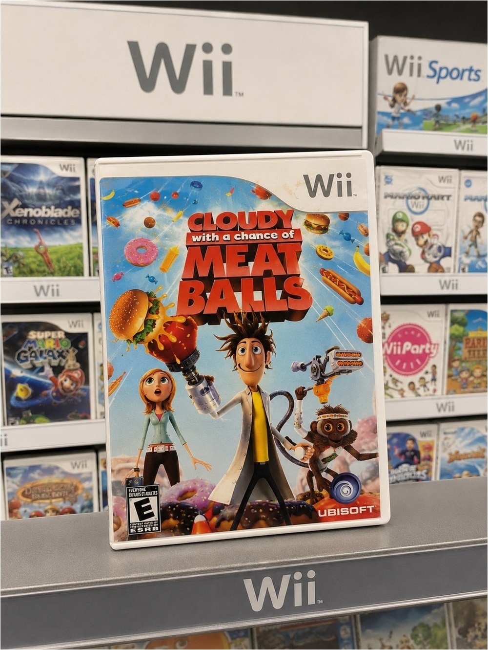 Cloudy With a Chance of Meatballs Wii Game Complete CIB Tested